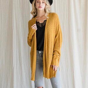 Women's Mustard Cardi (Heyson brand)